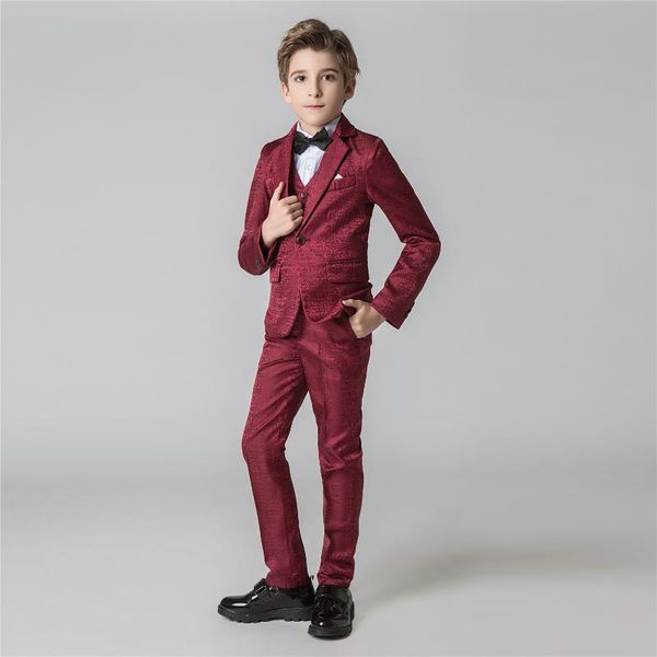 yuanlu boys suits 5pcs red blazer flower print for wedding party piano kids suit slim fit formal prom suits for children, Black
yuanlu boys suits 5pcs red blazer flower print for wedding party piano kids suit slim fit formal prom suits for children, Black