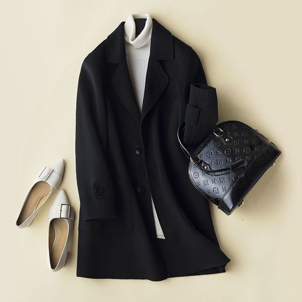 100% wool coat autumn winter jacket men handmade double-side woolen coat female korean vintage pink jackets abrigo hombre my1925, Black
100% wool coat autumn winter jacket men handmade double-side woolen coat female korean vintage pink jackets abrigo hombre my1925, Black