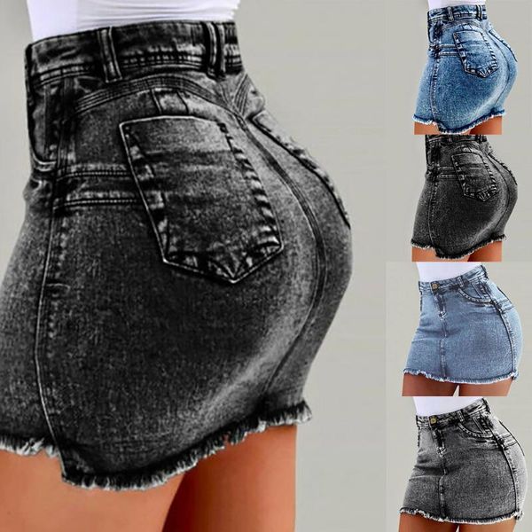 new summer women denim mini skirt high waist bodycon pencil jeans short skirts 2020 pocket skirt female sundress kalenmos, Black
new summer women denim mini skirt high waist bodycon pencil jeans short skirts 2020 pocket skirt female sundress kalenmos, Black