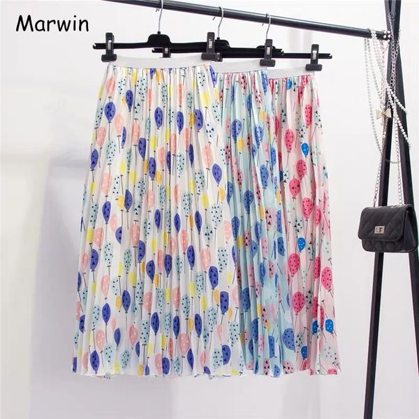marwin 2019 new-coming summer fresh balloon printing pleated women skirt a-line high street european style mid-calf women skirts, Black
marwin 2019 new-coming summer fresh balloon printing pleated women skirt a-line high street european style mid-calf women skirts, Black