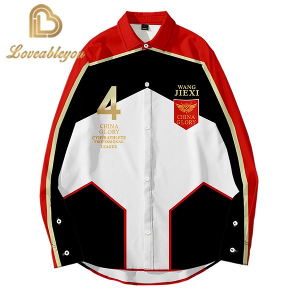 the king's avatar men women casual shirts 2020 hip hop loose long sleeve shirt japan streetwear harajuku shirt, White;black
the king's avatar men women casual shirts 2020 hip hop loose long sleeve shirt japan streetwear harajuku shirt, White;black