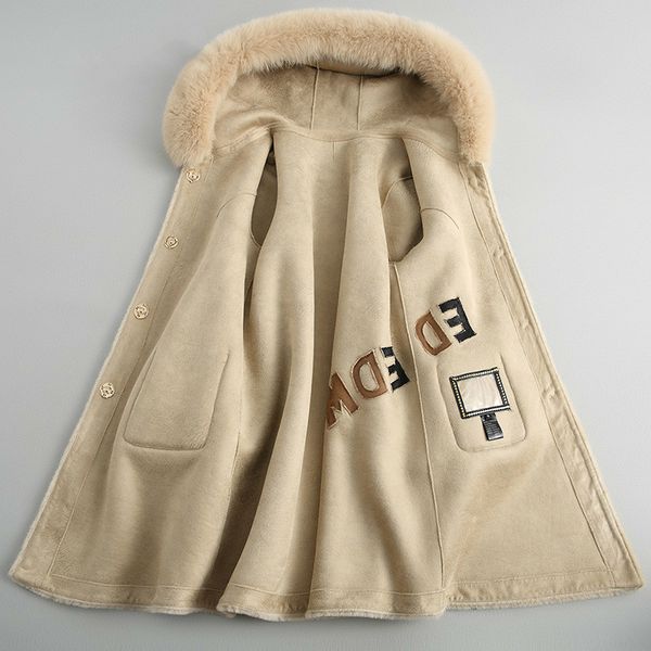 autumn winter coat women clothes 2020 korean vintage fox fur hooded wool jacket streetwear sheep shearling suede lining ys868502, Black
autumn winter coat women clothes 2020 korean vintage fox fur hooded wool jacket streetwear sheep shearling suede lining ys868502, Black