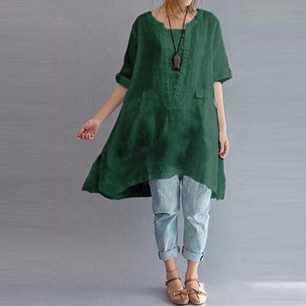 summer for womens and blouses 2018 elegant solid half sleeve long shirts tunic ladies clothes womens clothing, White
summer for womens and blouses 2018 elegant solid half sleeve long shirts tunic ladies clothes womens clothing, White