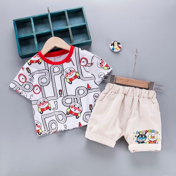 toddler kids baby boy girls sets short sleeve cartoon cotton t-shirts+short pants print summer clothes set, White
toddler kids baby boy girls sets short sleeve cartoon cotton t-shirts+short pants print summer clothes set, White