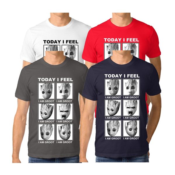 mens summer t shirt fashion cartoon print i feel i am groot fashion casual t shirt short sleeve s-xxxl, White;black
mens summer t shirt fashion cartoon print i feel i am groot fashion casual t shirt short sleeve s-xxxl, White;black