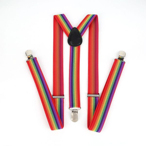 new y shape elastic clip-on suspenders 3 clip pants braces adjustable elasticated suspender straps women men, Black;white
new y shape elastic clip-on suspenders 3 clip pants braces adjustable elasticated suspender straps women men, Black;white