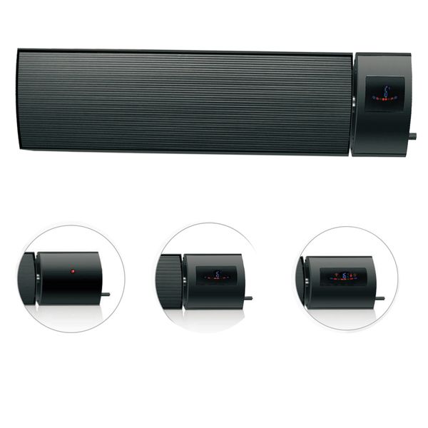 honyee black infrared radiant electric heater 2400w waterproof energy saving for l yoga indoor/ outdoor garden
honyee black infrared radiant electric heater 2400w waterproof energy saving for l yoga indoor/ outdoor garden