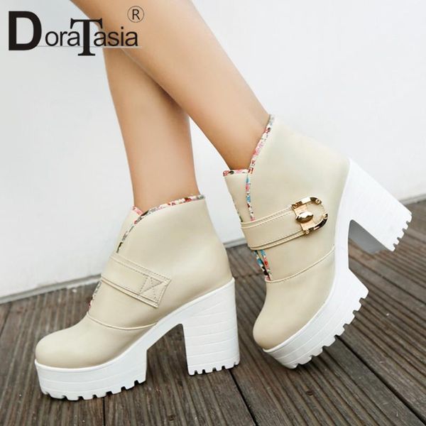 doratasia ladies fashion ankle plaform boots solid high block heels boots women cool colorful print border shoes woman, Black
doratasia ladies fashion ankle plaform boots solid high block heels boots women cool colorful print border shoes woman, Black