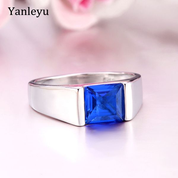 yanleyu подлинная 925 серебряное кольцо sterling для мужчин синий драгоценного камня ювелирные изделия кубического циркония свадьба обручаль, Slivery;golden
yanleyu подлинная 925 серебряное кольцо sterling для мужчин синий драгоценного камня ювелирные изделия кубического циркония свадьба обручаль, Slivery;golden