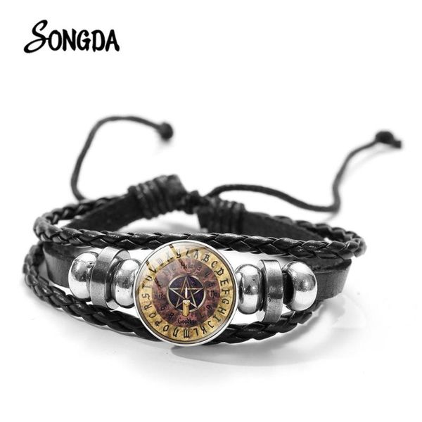 songda vintage weidros mister series bracelet black weave pu leather silver beads dome glass round men women's bracelets party, Golden;silver
songda vintage weidros mister series bracelet black weave pu leather silver beads dome glass round men women's bracelets party, Golden;silver