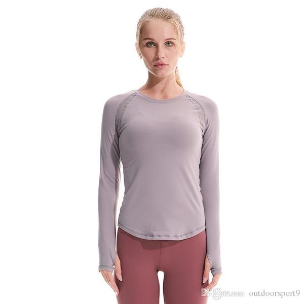 round neck yoga long-sleeved t-shirt female mesh stitching with thumb hole high-elastic casual increased slim running fitness clothes, White;red
round neck yoga long-sleeved t-shirt female mesh stitching with thumb hole high-elastic casual increased slim running fitness clothes, White;red