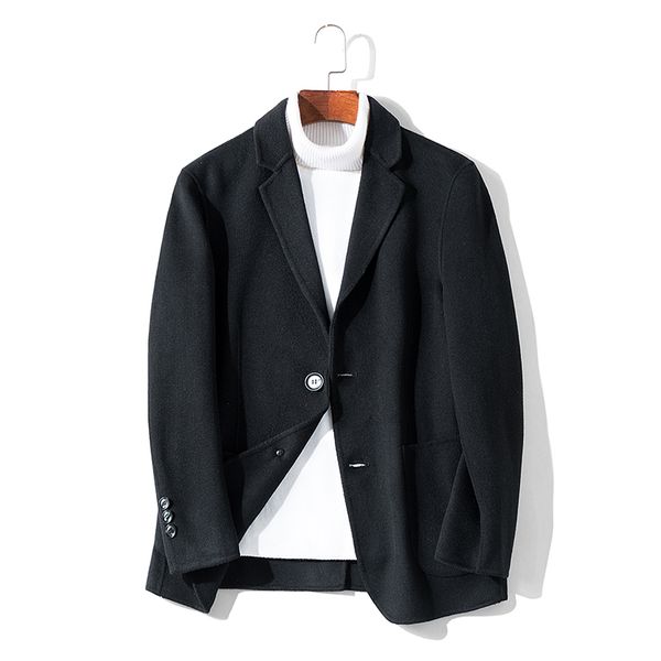 men's wool & blends boollili spring autumn coat men short double-sided male jacket 2021 korean mens coats and jackets casaco masculino, Black
men's wool & blends boollili spring autumn coat men short double-sided male jacket 2021 korean mens coats and jackets casaco masculino, Black