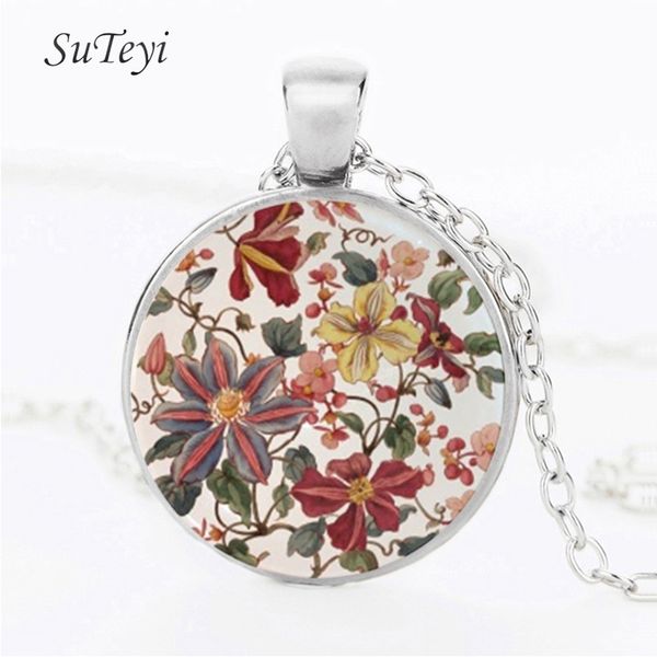 suteyi fashion henna yoga necklace glass cabochon buddhist pendant art mandala flower necklaces for women jewelry, Silver
suteyi fashion henna yoga necklace glass cabochon buddhist pendant art mandala flower necklaces for women jewelry, Silver