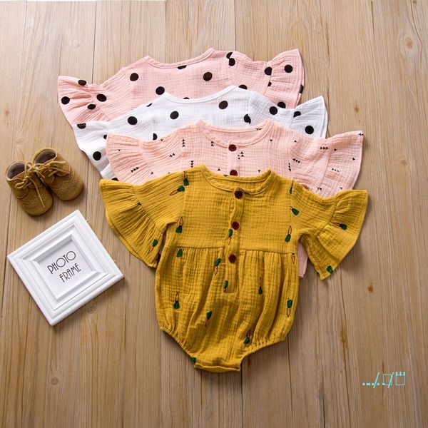 baby infant romper summer newborn girls trumpet sleeve soft jumpsuits cute cartoon carrot dot coveralls designer climbing clothes cz427, Blue
baby infant romper summer newborn girls trumpet sleeve soft jumpsuits cute cartoon carrot dot coveralls designer climbing clothes cz427, Blue