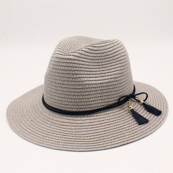 2020 wide брим summer fedora jazz cap солома панамы для мужчин соломенной шляпы вс женщин-бич caps пара солнцезащитном козырьке chapeu, Blue;gray
2020 wide брим summer fedora jazz cap солома панамы для мужчин соломенной шляпы вс женщин-бич caps пара солнцезащитном козырьке chapeu, Blue;gray