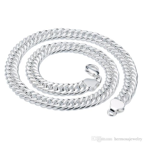 chain necklace men jewelry 925 sterling silver 10mm thick cuban fashion accessories men necklaces party gift 18" inch xl0
chain necklace men jewelry 925 sterling silver 10mm thick cuban fashion accessories men necklaces party gift 18" inch xl0