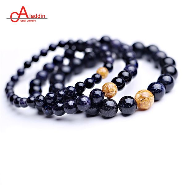 aladdinblue sand natural stone stretch men stretchy bracelet healing jewelry retro beads charms expandable women fashion unisex, Black
aladdinblue sand natural stone stretch men stretchy bracelet healing jewelry retro beads charms expandable women fashion unisex, Black