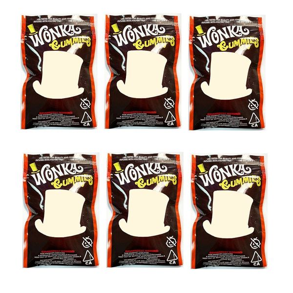 Wonka Gummies Mylar Bag 500mg Edibles Zipper Pouch Smeproof Storage Retail Bag for Dry Herb Tobacco Flower Resellable
Wonka Gummies Mylar Bag 500mg Edibles Zipper Pouch Smeproof Storage Retail Bag for Dry Herb Tobacco Flower Resellable