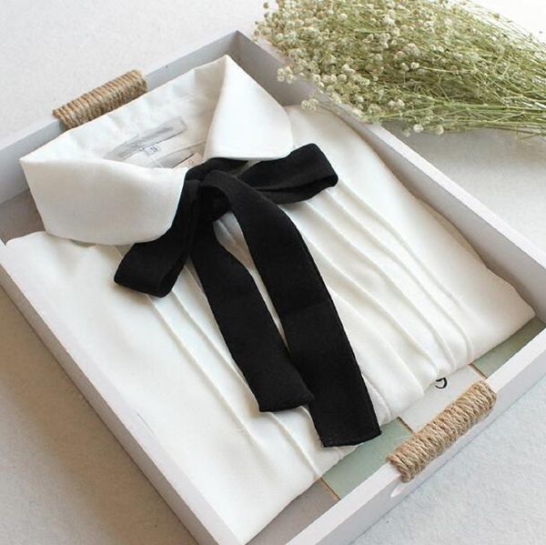 pleated chiffon tie bow peter pan collar long sleeve white shirt blouse women mori girl
pleated chiffon tie bow peter pan collar long sleeve white shirt blouse women mori girl