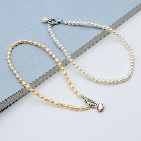 small pearl bracelet, white / pink, 3.5mm diameter freshwater pearl, girl gift, Black
small pearl bracelet, white / pink, 3.5mm diameter freshwater pearl, girl gift, Black