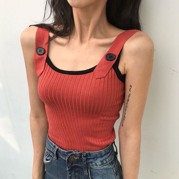 tank for women woman tanks women fashion solid knitting cropped girl knitted chic tank sleeveless short t shirts fl869, White
tank for women woman tanks women fashion solid knitting cropped girl knitted chic tank sleeveless short t shirts fl869, White