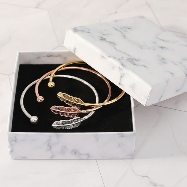 3pcs/set feather opening bracelet women fashion temperament bracelet sweet feather gift for women girls, Black
3pcs/set feather opening bracelet women fashion temperament bracelet sweet feather gift for women girls, Black
