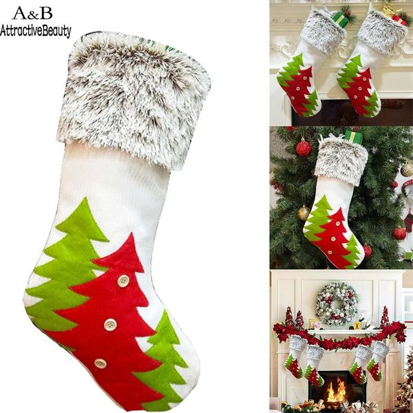 christmas stocking christmas tree pattern plush white socks santa claus gifts 2020 new year decorations
christmas stocking christmas tree pattern plush white socks santa claus gifts 2020 new year decorations