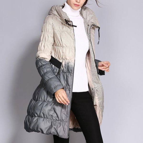 autumn winter seven-quarter women parkas lady casual padded coat windproof warm quilted slim women's outerwear, Black
autumn winter seven-quarter women parkas lady casual padded coat windproof warm quilted slim women's outerwear, Black