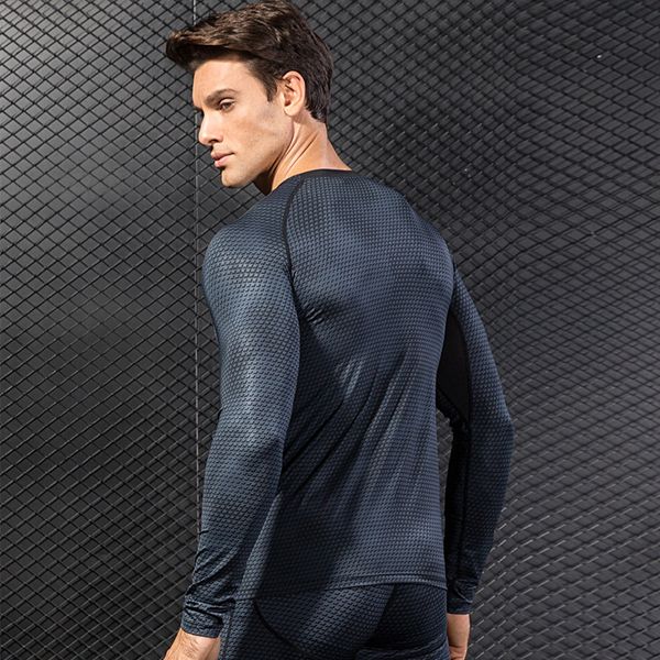 men 3d printing fitness running training-hugging long-sleeve elastic sweat fast drying compression shirt workout bodybuilding, Black;blue
men 3d printing fitness running training-hugging long-sleeve elastic sweat fast drying compression shirt workout bodybuilding, Black;blue