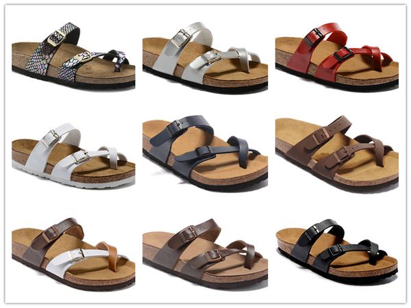 famous brand arizona men's flat sandals casual shoes male buckle beach summer genuine leather slippers women shoes, Black
famous brand arizona men's flat sandals casual shoes male buckle beach summer genuine leather slippers women shoes, Black