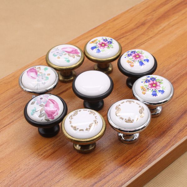 flower floral ceramic knob with screws vintage retro metal drawer knob cabinet cupboard door pull handle
flower floral ceramic knob with screws vintage retro metal drawer knob cabinet cupboard door pull handle