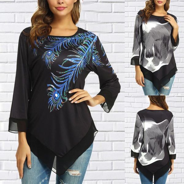 vintage plus size fashion blouse womens long sleeves printing gradual change loose blouses blusa feminina ropa mujer, White
vintage plus size fashion blouse womens long sleeves printing gradual change loose blouses blusa feminina ropa mujer, White