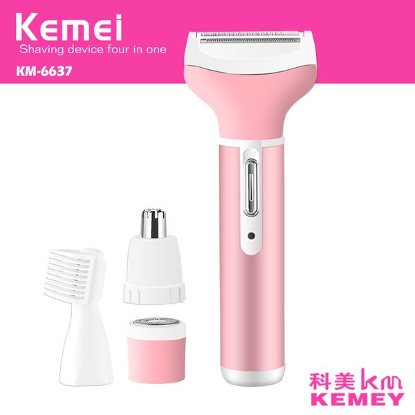 kemei multifunctional 4 in 1 rechargeable women body shaver beard eyebrow nose trimmer set electric shaver armpit epilator
kemei multifunctional 4 in 1 rechargeable women body shaver beard eyebrow nose trimmer set electric shaver armpit epilator