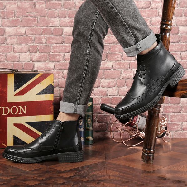 mycolen boots men luxury designers ankle leather bullock carving men boots 2019 autumn winter retro british for, Black
mycolen boots men luxury designers ankle leather bullock carving men boots 2019 autumn winter retro british for, Black