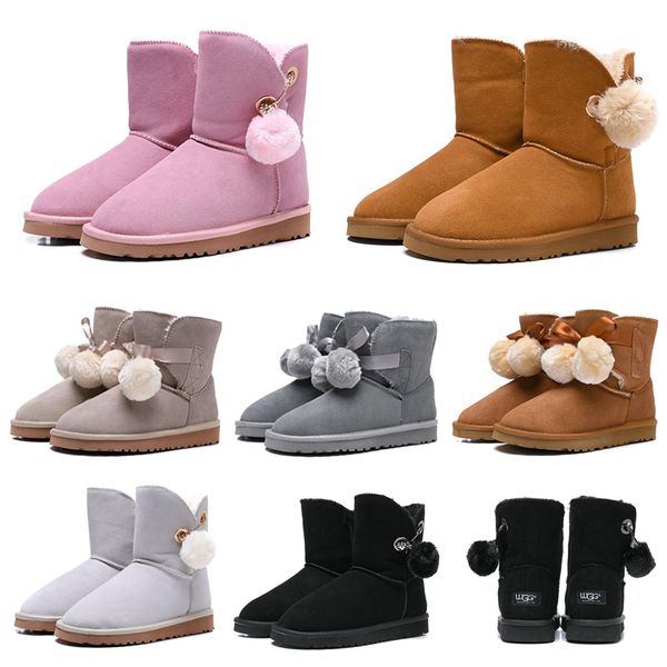 New Luxury Designer Women shoes Australia Snow Boots WGG Bailey Hairball Girl Bow Tie Ankle Knee Winter Boot 36-41
New Luxury Designer Women shoes Australia Snow Boots WGG Bailey Hairball Girl Bow Tie Ankle Knee Winter Boot 36-41