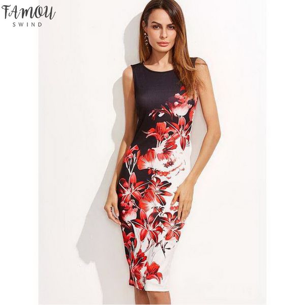 2020 women summer dress floral print sleeveless vintage ladies vestidos knee length bodycon sheath dress women plus size, Black;gray
2020 women summer dress floral print sleeveless vintage ladies vestidos knee length bodycon sheath dress women plus size, Black;gray