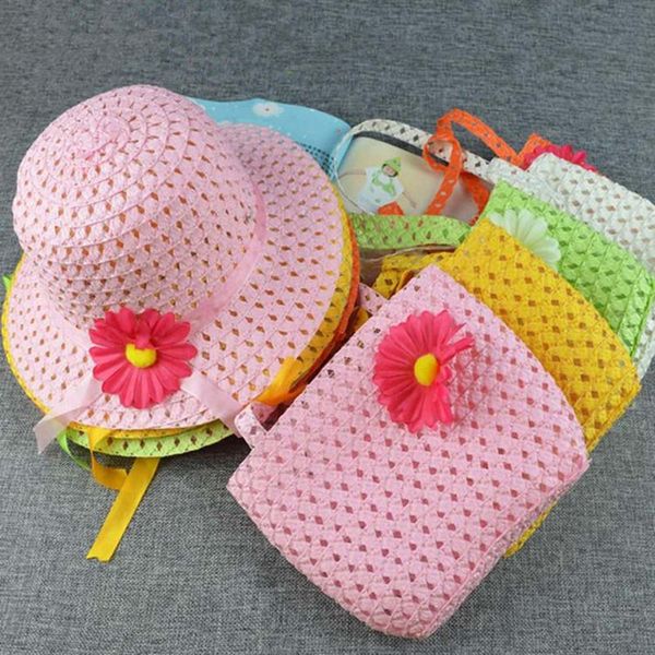 children summer sun hat girls kids cute straw hat cap beach hats bag flower handbag bags suit handbag flower straw cap, Yellow
children summer sun hat girls kids cute straw hat cap beach hats bag flower handbag bags suit handbag flower straw cap, Yellow