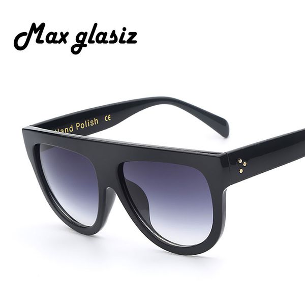 2016 new italy brand fashion women sunglasses oversize female flat vintage sun glasses eyewear 41026, White;black
2016 new italy brand fashion women sunglasses oversize female flat vintage sun glasses eyewear 41026, White;black