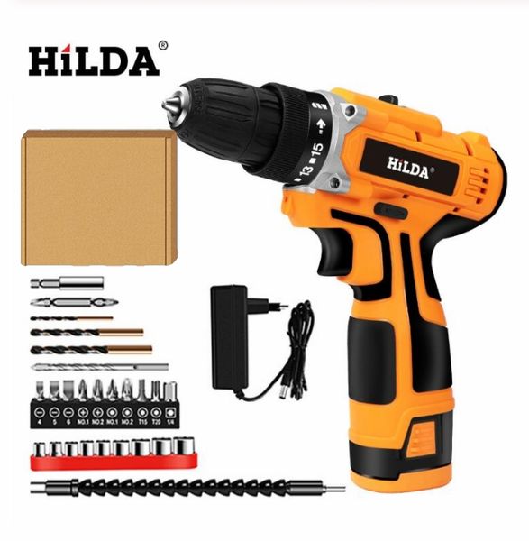 16.8v electric screwdriver cordless electric mini drill lithium-ion battery drill two-speed power tools