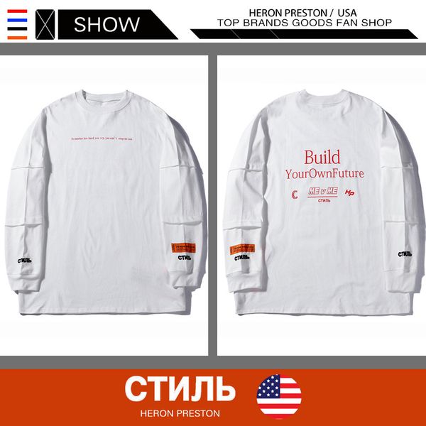 Mens 2019 Luxury Designer Clothes European and American Popular Logo HERON PRESTON Long Shirt Letter Long Sleeve White Base Shirt Hot Sale
Mens 2019 Luxury Designer Clothes European and American Popular Logo HERON PRESTON Long Shirt Letter Long Sleeve White Base Shirt Hot Sale