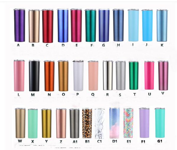 fedex 20oz stainless steel skinny tumbler with lid straw colorfull shinny color straight cups water bottle vacuum insulated cup 
fedex 20oz stainless steel skinny tumbler with lid straw colorfull shinny color straight cups water bottle vacuum insulated cup