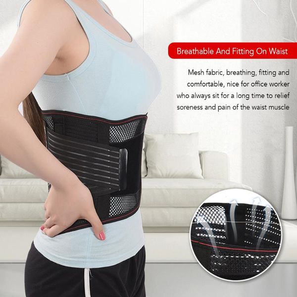 adjustable lower back brace pain relief lumbar waist support belt posture corrector with removable pad, Black;gray
adjustable lower back brace pain relief lumbar waist support belt posture corrector with removable pad, Black;gray