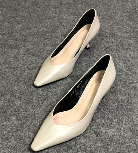 2019 women's shoes in spring and autumn with new style high heel fine heel pointed end#170, Black
2019 women's shoes in spring and autumn with new style high heel fine heel pointed end#170, Black