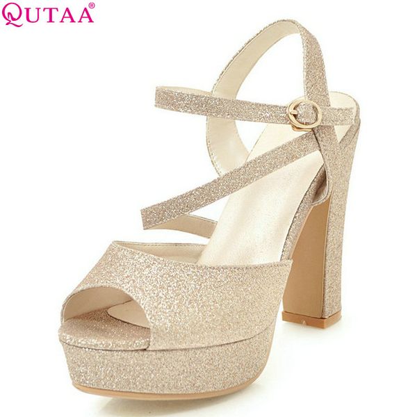 qutaa 2020 peep toe summer women pumps fashion square high heel all match women shoes platform pumps size 34-43, Black
qutaa 2020 peep toe summer women pumps fashion square high heel all match women shoes platform pumps size 34-43, Black
