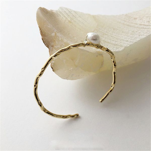 gold irregular chain genuine freshwater pearl bangle large pearl simple bangles for women geometric jewelry, Black
gold irregular chain genuine freshwater pearl bangle large pearl simple bangles for women geometric jewelry, Black