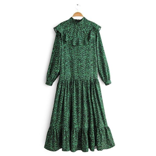 2020 women cascading ruffles leopard print casual slim green dress female hem pleated ruffles vestidos chic party dresses ds3369, Black;gray
2020 women cascading ruffles leopard print casual slim green dress female hem pleated ruffles vestidos chic party dresses ds3369, Black;gray