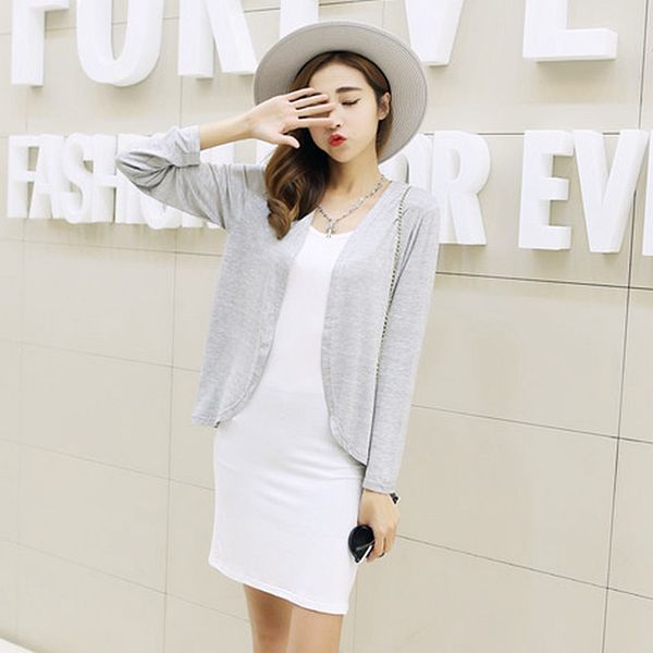 2019 solid o neck women cardigan sweater sunscreen knitted spring autumn summer open cardigans knitted sweaters pz1548, White
2019 solid o neck women cardigan sweater sunscreen knitted spring autumn summer open cardigans knitted sweaters pz1548, White
