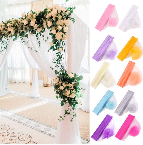 10m*1.35m peach color sheer swag diy organza swag fabric for wedding decoration,backdrop curtain and table decoration b16
10m*1.35m peach color sheer swag diy organza swag fabric for wedding decoration,backdrop curtain and table decoration b16