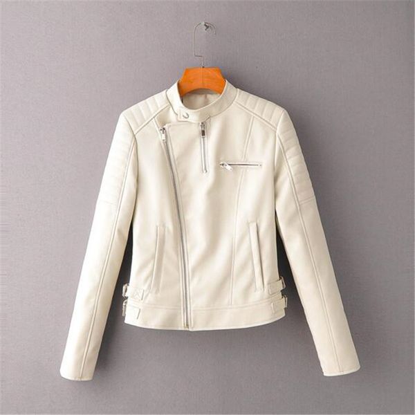 2020 new fashion women leather jacket vintage women's pu leather jacket mandarin collar slim female black faux outwear
2020 new fashion women leather jacket vintage women's pu leather jacket mandarin collar slim female black faux outwear