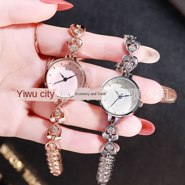 dzg bracelet love diamond alloy round bracelet small watch cute small lady watch, Blue
dzg bracelet love diamond alloy round bracelet small watch cute small lady watch, Blue